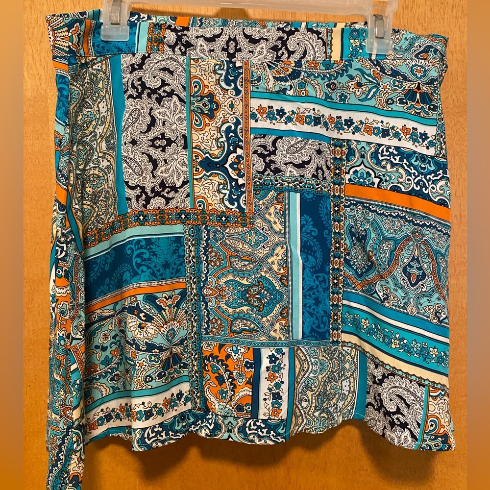 Colorful mini skirt